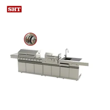 Commercial Use BBQ Kitchen Outdoor Barbecue Charcoal Grill Cabinet