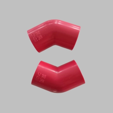 Red 25mm 45 Degree Polypropylene Elbow