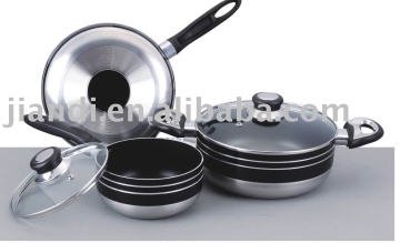 5pcs Aluminium cookware  set