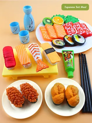 1:12 Scale Educational Toy Miniatures: Dollhouse Furniture, Play Food, and Kitchen Accessories for Kids
