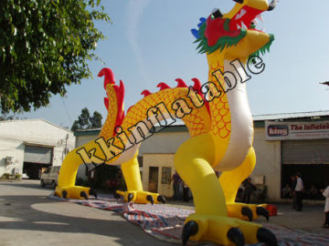 Inflatable dragon arch/ outdoor decorative inflatable arch