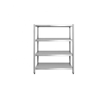 Stainless Steel Square and Round Leg Rack Shelving for Kitchens
