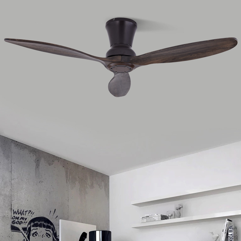 Decorative Electric Ceiling Light FansofApplicantion Hugger Ceiling Fan With Remote