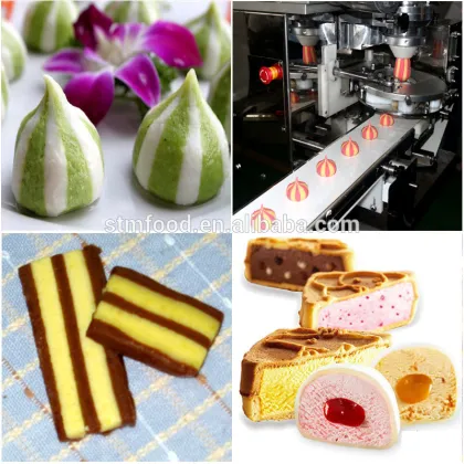 Automatic mochi ice cream kubba panda cookies making machine