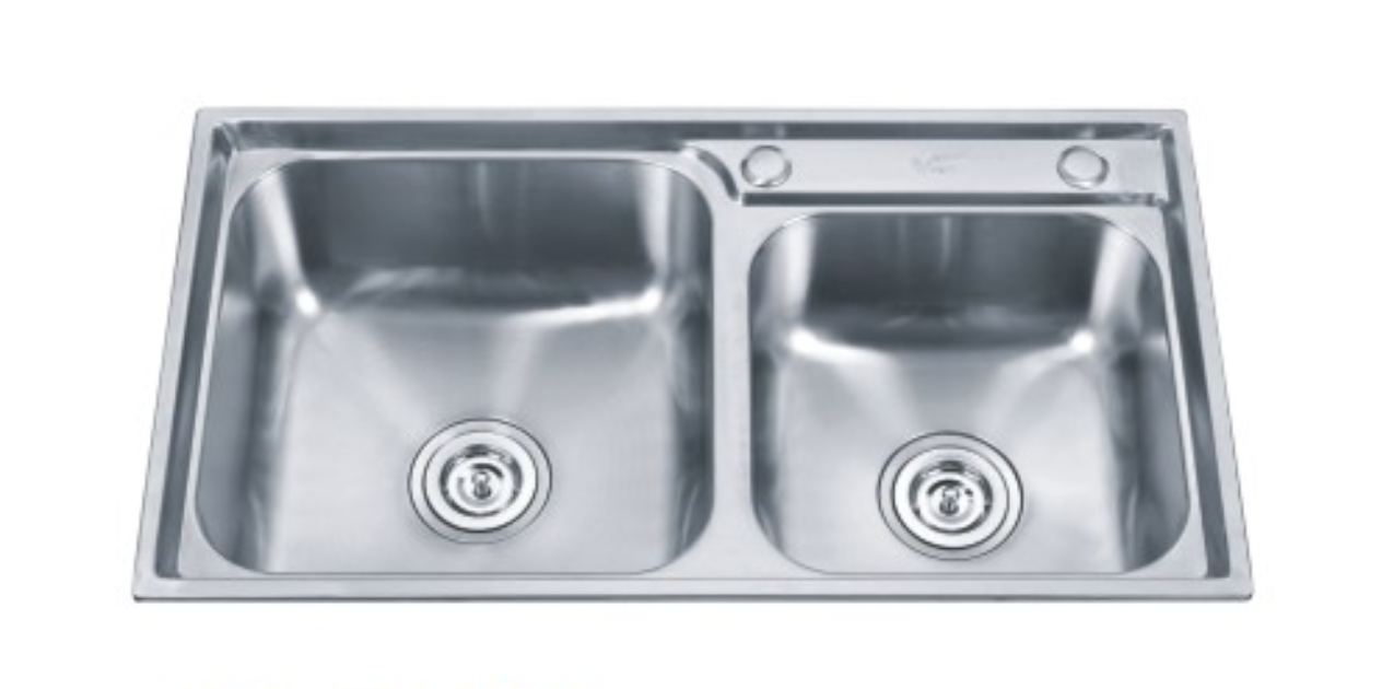 Chậu rửa bát đôi bằng thép không gỉ bền lâu