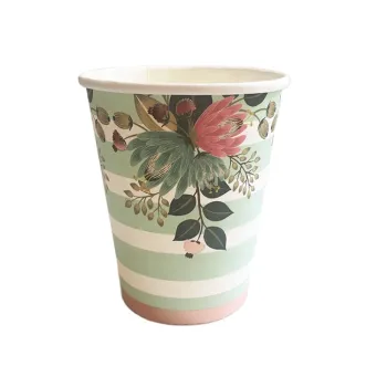 Wholesale Birthday Wedding Party Decorative Disposable Coffee Paper Cups