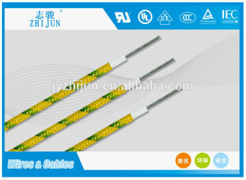 450C 300V pure nickel fiberglass braided high temperature wire