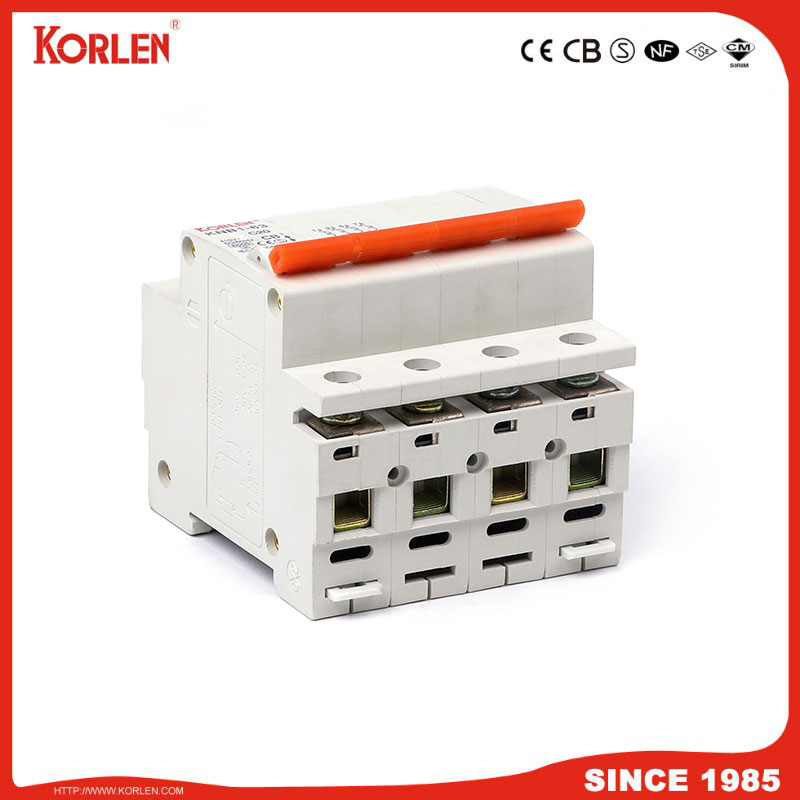 6ka Mini Circuit Breaker with CE KNB1-63 4P