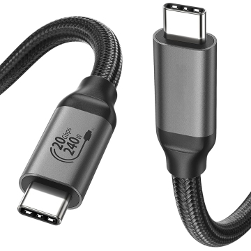 USB C 3.2 Gen 2 케이블 전체가 특징