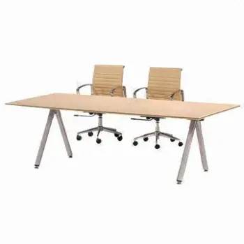 2/2.4m Meeting Table, Melamine Metal Leg, Simple Design