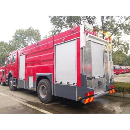 Howo 5ton water tank fire truck