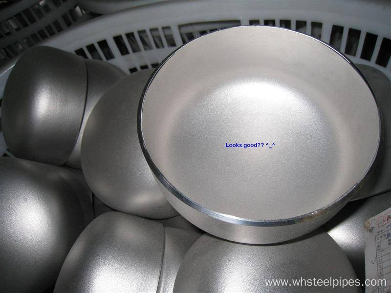 stainless steel Cap Pipe Fittings