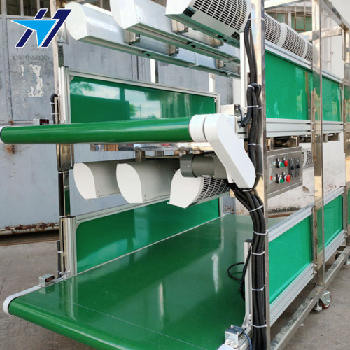 Double cooling conveyor line