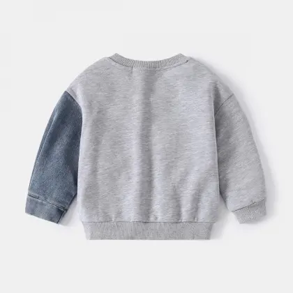 Spring Boys' Cotton Sports Top Sweater