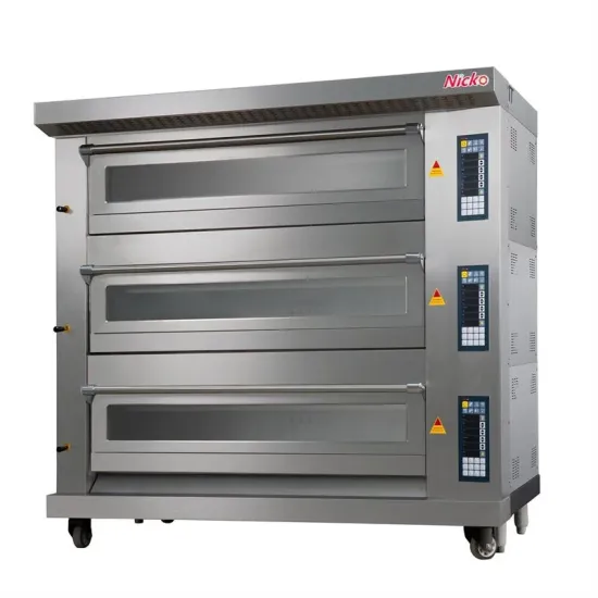 Industrial Commercial Catering Equipment 3 Layer 6 Trays Economic Commercial Electric Deck Oven