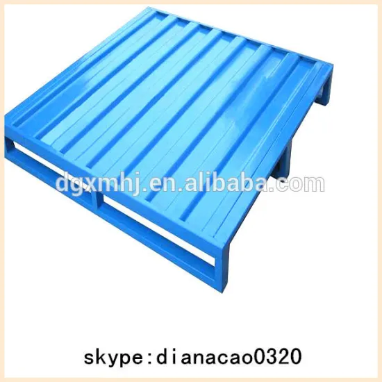 customized steel pallet for warehouse storage durable stacking steel wire basket pallet