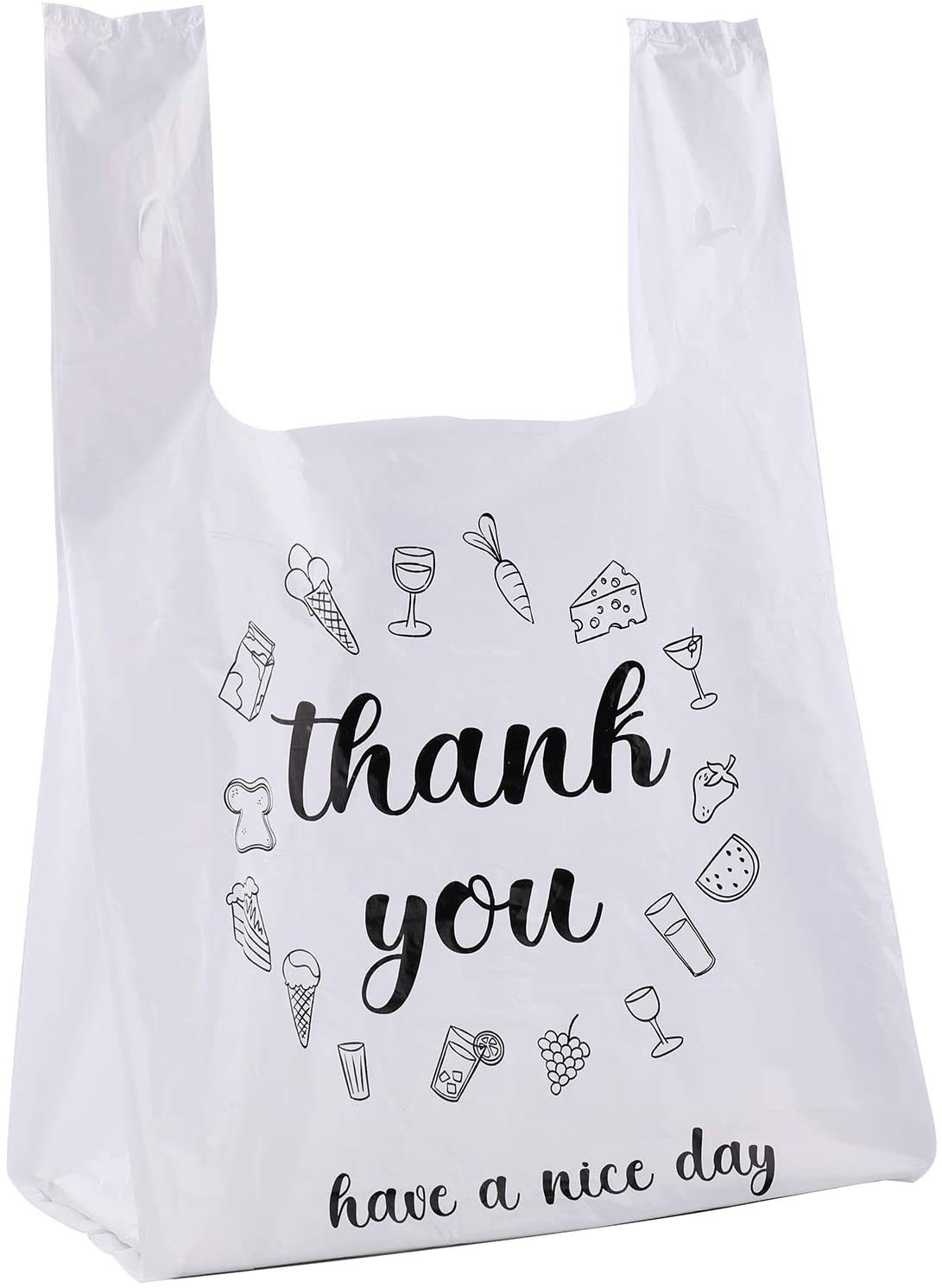 Plastic Grocery Bags, Customized Requirements and Sizes are Accepted