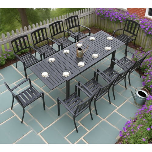 Aluminum Outdoor Dining Set for Modern Backyard Living