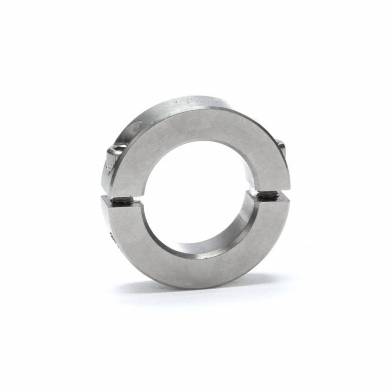 Inch Stainless Steel Double Split Shaft and Clamp Collar for Tight Shaft Applications and Shaft Locking Solutions