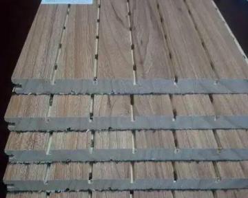 Textured Solid Wood Sound Absorption Plate
