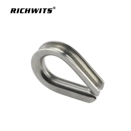 rigging hardware thimble stainless steel 304 thimble for wire rope