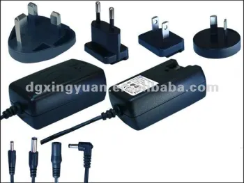 24W 5W 10W 15W 5V 12V 24V Exchangeable Plugs Power Adapters