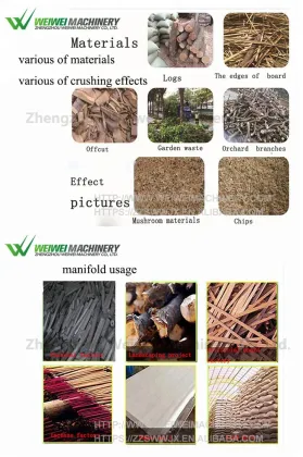 Weiwei model 420 wood chipper machine