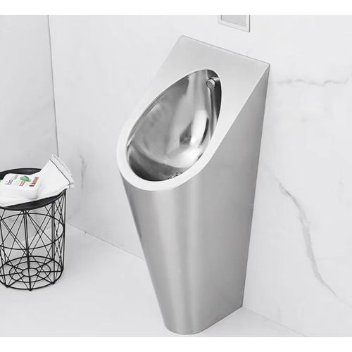 Edelstahlboden montiertes Urinal