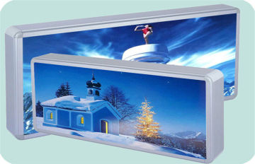 Backlit 12v Motional Dynamic Led Light Box , Food Sign For Advertising