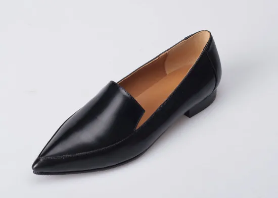 Genuine Womens Ballerina Flats Shoes , Cow Suede Upper For Walking