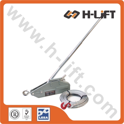 1.6t Aluminum Wire Rope Winch, Wire Rope Pulling Hoist