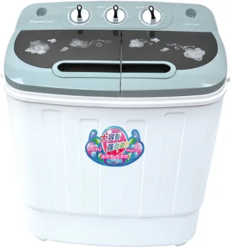 Semi-automatic twin tub mini washing machine