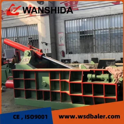 hydraulic metal and aluminum can baler