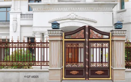 The aluminium manor has a single and double