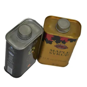 125ml Mini Edible Olea Europaea Oil Tin Can