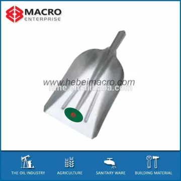sharp head steel shovel