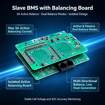 3A 활성 밸런스를 갖춘 JBD HV V1 SLAVE BMS