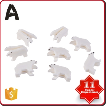 Good service Mini Plastic Cartoon Colorful shaped animal binder clip