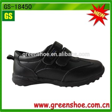 2014 top sell children leather school shoes