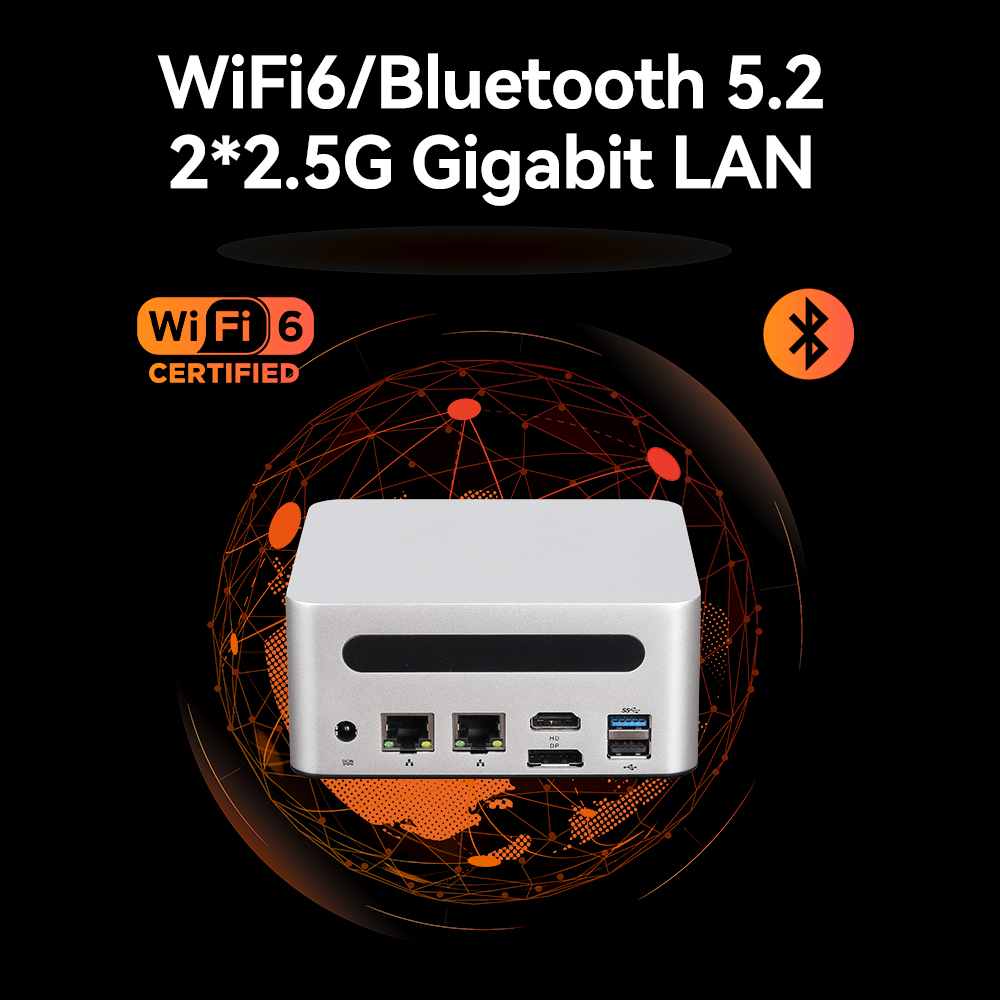 X105 AMD R7/R5 Dual LAN Mini PC