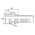 SAE O-Ring Männlicher hydraulischer Anpassung