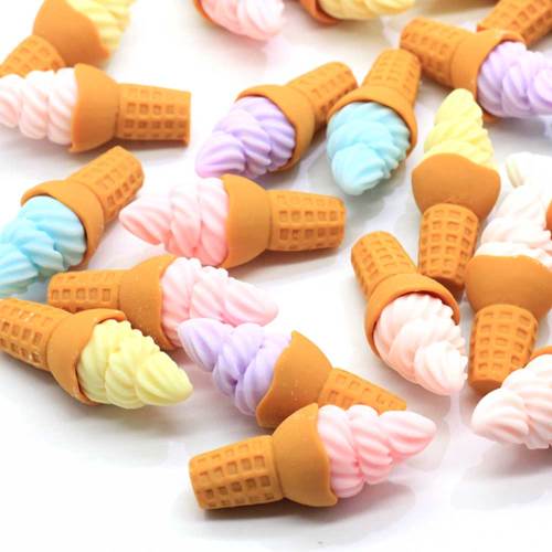 100Pcs 10 * 20MM Kawaii Niedlich Gemischt Sommer Süß Flatback Harz Cabochons Scrapbooking DIY Schmuck Handwerk Dekoration Zubehör