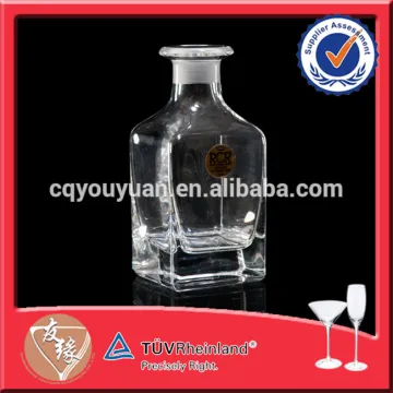 Cork Top Glass Diffuser Bottle 150ML Square Glass Bottle