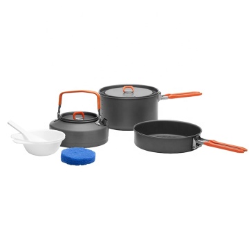 Fire Maple FEAST 2 Aluminum Cookware Set - Foldable Pots and Pans