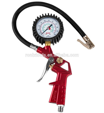 압력 게이지 다이얼 타이어 Inflator RH-6801와 RONIX 권총 알루미늄 에어 도구 자동 타이어 부 풀리는 총