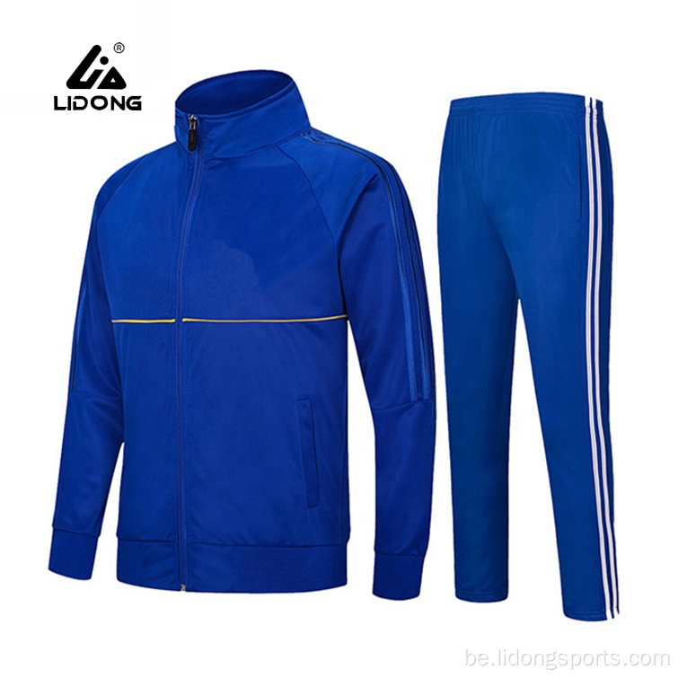 Новы дызайн Men TrackSuit Усталюйце карыстацкі лагатып спартыўнага касцюма