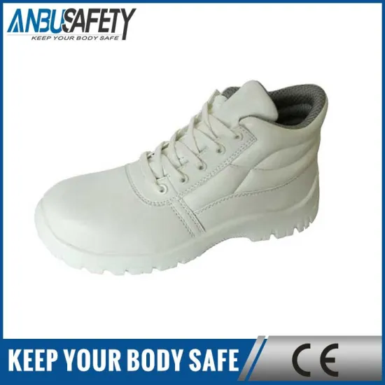 Lace-up White ESD Steel Toe Safety shoes