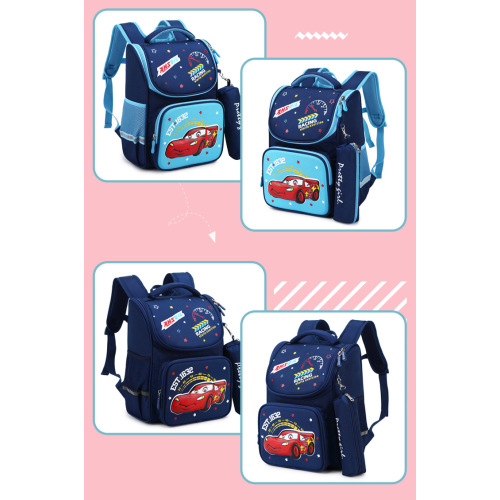 Saco de escola primária mochila infantil 3d mochila dos desenhos animados