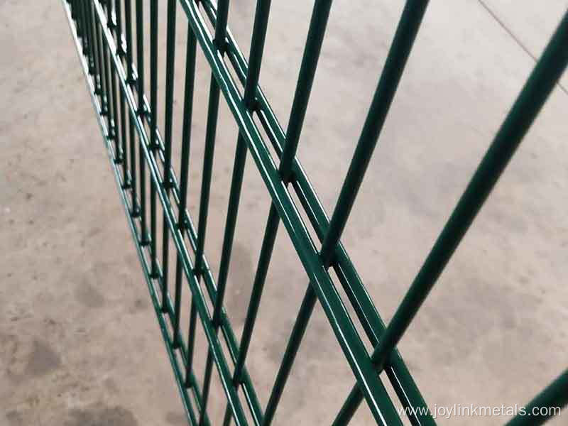 pvc caoted double wire mesh fence