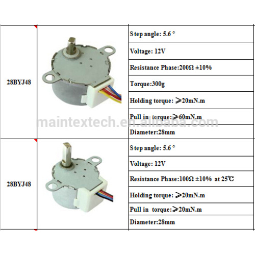 Unipolar Stepper Motor for Camera |Unipolar Stepper Motor